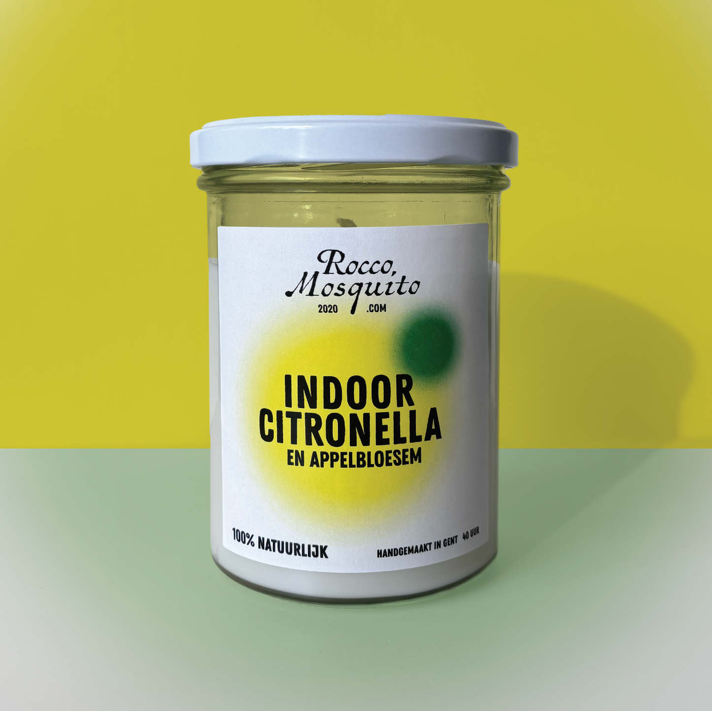 Indoor Citronella - kaars in een pot